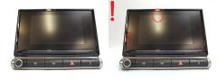 Raadioekraan Citroen Peugeot Opel 9828476980 A12545J