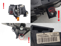 Turvapadja libisemisrõngas V7700432854 7701045279 Renault Clio 2 Lucas 29
