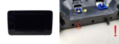 Navigatsiooni ekraan Mercedes-Benz A2059004113 0263701254 Bosch 3