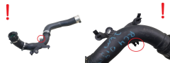 Laadimisõhu voolik 144604208R 0.9 TCE Dacia Sandero 2 Renault Captur Clio 4