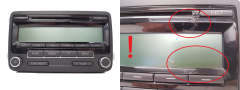 Raadio CD-mängija VW 1K0035186AA 7647201360 Blaupunkt 1382