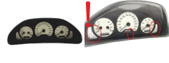 Tahhomeeter Mercedes CLK W208 A2085401211 48562