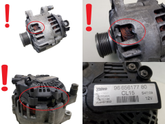 Generaator 5705NH 9665617780 TG15C134 CL15 Valeo Citroen Peugeot 1057