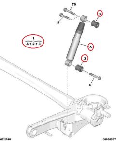Amortisaator Taga Originaal Jumpy Scudo Expert II III 1400918987