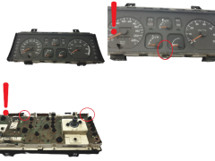 Tahhomeeter Renault Clio 1 7700809036 B 54806