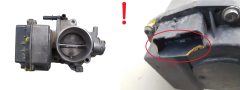 Gaasiklapi ventiil Citroen Peugeot 9648053780 408239823003 1.8 2.0 VDO