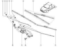 Klaasipuhasti Parem Originaal Renault Laguna III 288900004R