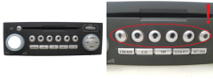 Raadio CD-mängija Mitsubishi Colt MR587702HA DY-2E56GY-TH 1218