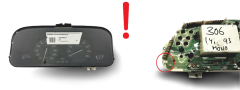 Tahhomeeter Peugeot 306 9610192480 09033509902 54763