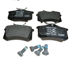 Piduriklotsid Taga Originaal Citroen Peugeot C2 C3 DS3 207 208 425441