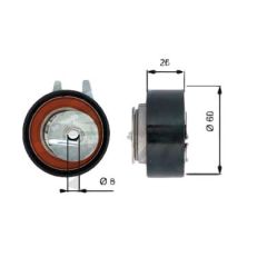 Rihmapinguti Originaal Citroen Peugeot 407 C5 2.7-3.0 HDI 9814121580
