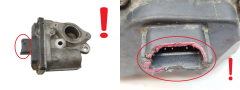 Egr Klapp Renault Dacia 1.5 DCI 147102557R H8201143495