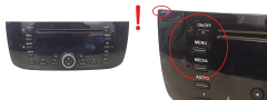 Raadio CD-mängija Fiat Punto Evo 7355354400 F199FL Delphi 1072