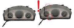Tahhomeeter Mercedes C W204 A2C53244900 A2C53194279 VDO