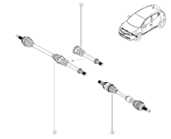 Veovõll Parem Originaal Renault Clio IV 1.5 dCi 391003491R