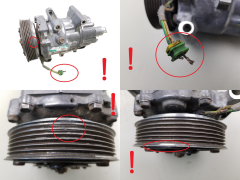 Kliimaseadme Kompressor 9651911180 Sanden SD6C12 1350F Citroen Peugeot