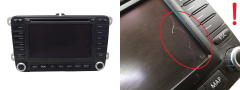 Raadio CD-mängija Navi VW 1T0035194D 7612002039 Blaupunkt