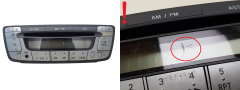 Raadio CD-mängija C1 107 Aygo 86120-0H010 CQ-MS0570LC W53811 1086