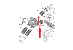 Õhuvoolik Originaal Citroen Peugeot C4 DS 508 308 1.6 HDI 0382GL