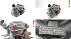 Turbokompressor 8200646108 GTA1549LV Garrett 770116-1 2.0 dCi Renault Laguna 3