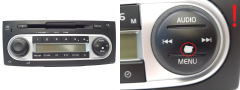 Raadio Cd Mp3 Mängija Mitsubishi Colt 8701A239 DY-1ME9U24N-T 1347