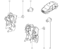 Ukse luku mehhanism Uus Originaal Vasak Taga Dacia Logan 6001547507