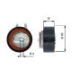 Rihmapinguti Originaal Citroen Peugeot 407 C5 2.7-3.0 HDI 9814121580