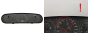 Tahhomeeter Citroen C5 9651481380 2586