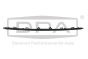 Põrkeraua Liist 2GM853240 88531818002 VW T-Cross DPA