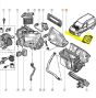 Mugavusseadmete Juhtplokk Originaal Renault Kangoo 8200095112