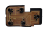 Tagatule sisetükk Vasak Taga 95619036 Citroen BX Seima 20969011 13211