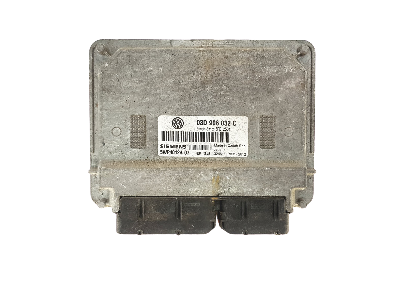 Juhtplokk VW 03D906032C 5WP40124 07 Siemens 25312 main product photo