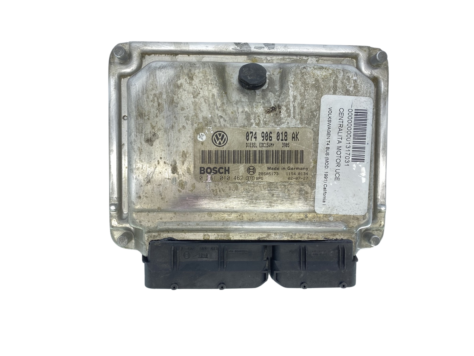 Juhtplokk 074906018AK 0281010462 VW Bosch 63872 main product photo