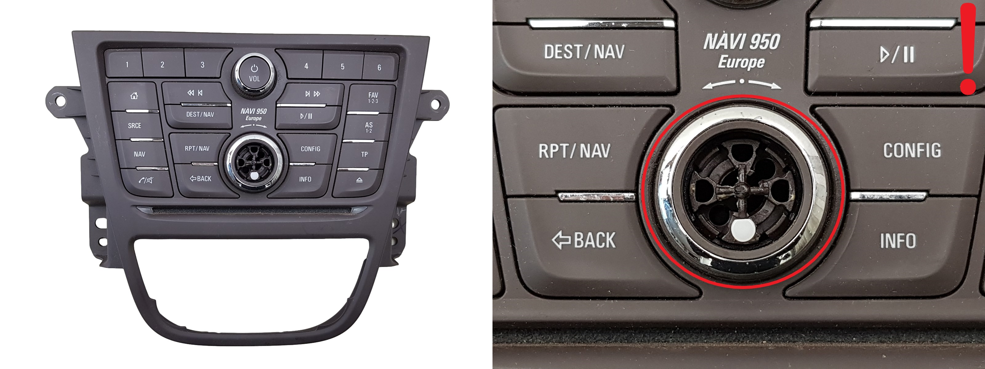 Juhtpaneel Radio Opel Mokka 42356785 A2C9894820001 main product photo