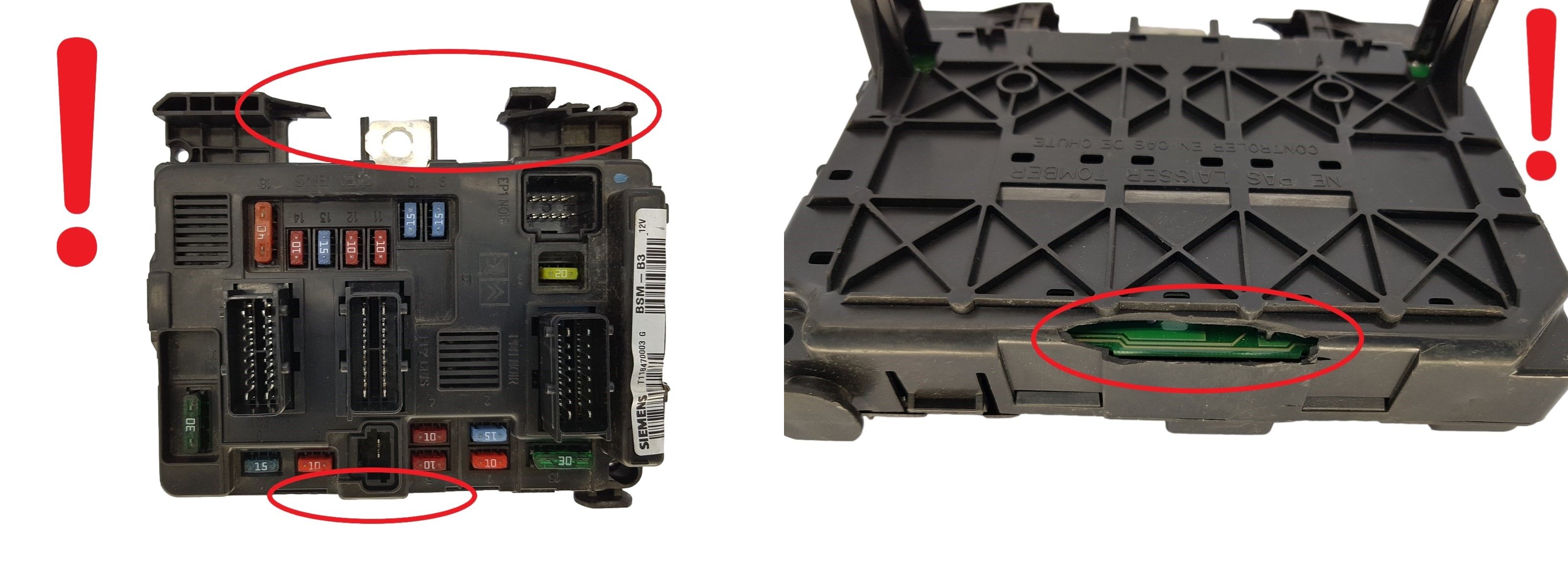 Juhtplokk BSM-B3 9643498880 T118470003G PSA Siemens 1485 main product photo