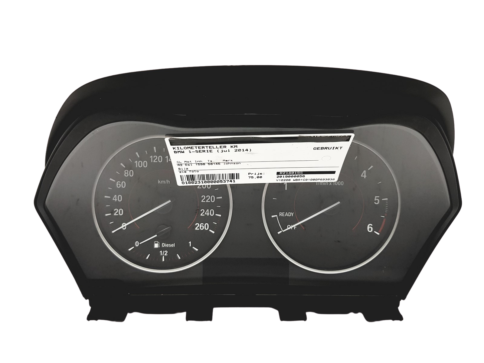 Spidomeeter BMW 1 F20 F21 6210 9350124 Johnson main product photo
