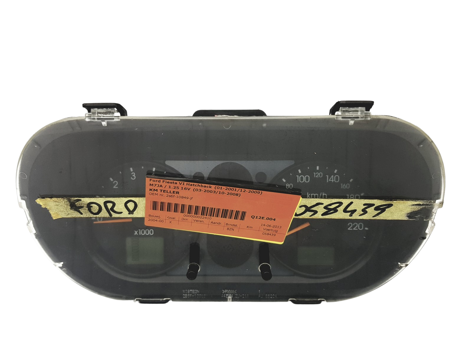 Tahhomeeter Ford Fiesta Fusion 2S6F-10849-JF 53117 main product photo