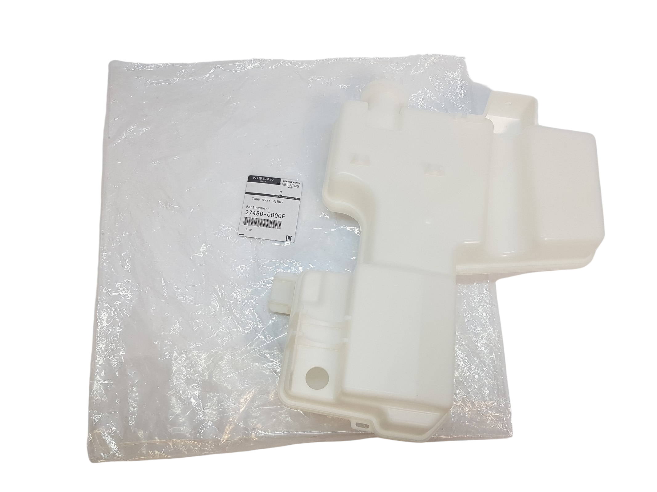 Klaasipesuvedeliku Paak Renault Opel Nissan 2748000Q0F Originaal main product photo