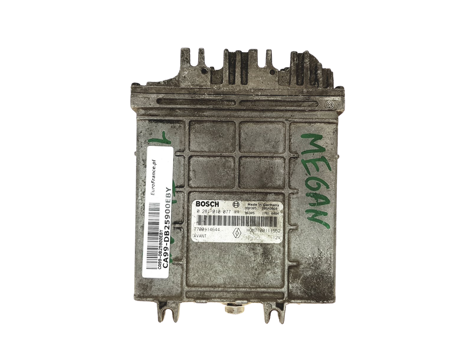 Juhtplokk 0281010077 7700114644 7700111552 Renault Bosch 25900 main product photo