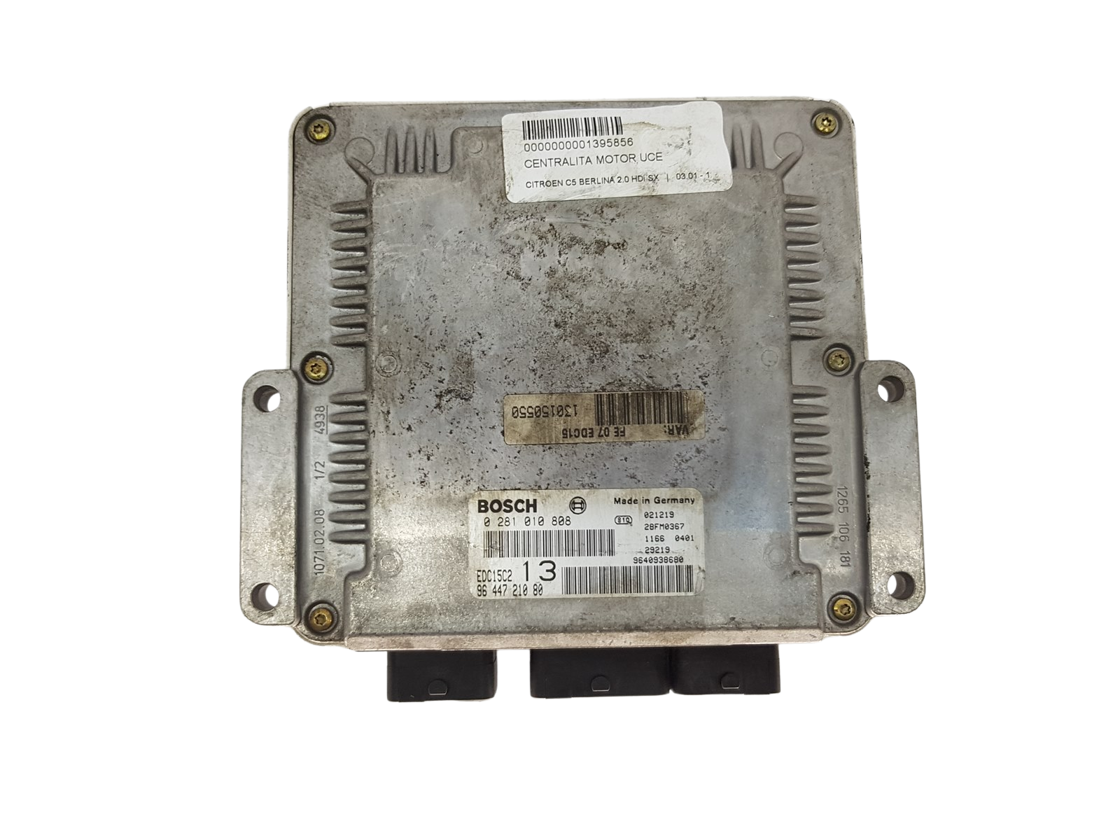 Juhtplokk 0281010808 9644721080 28FM0367 PSA Bosch 3775 main product photo