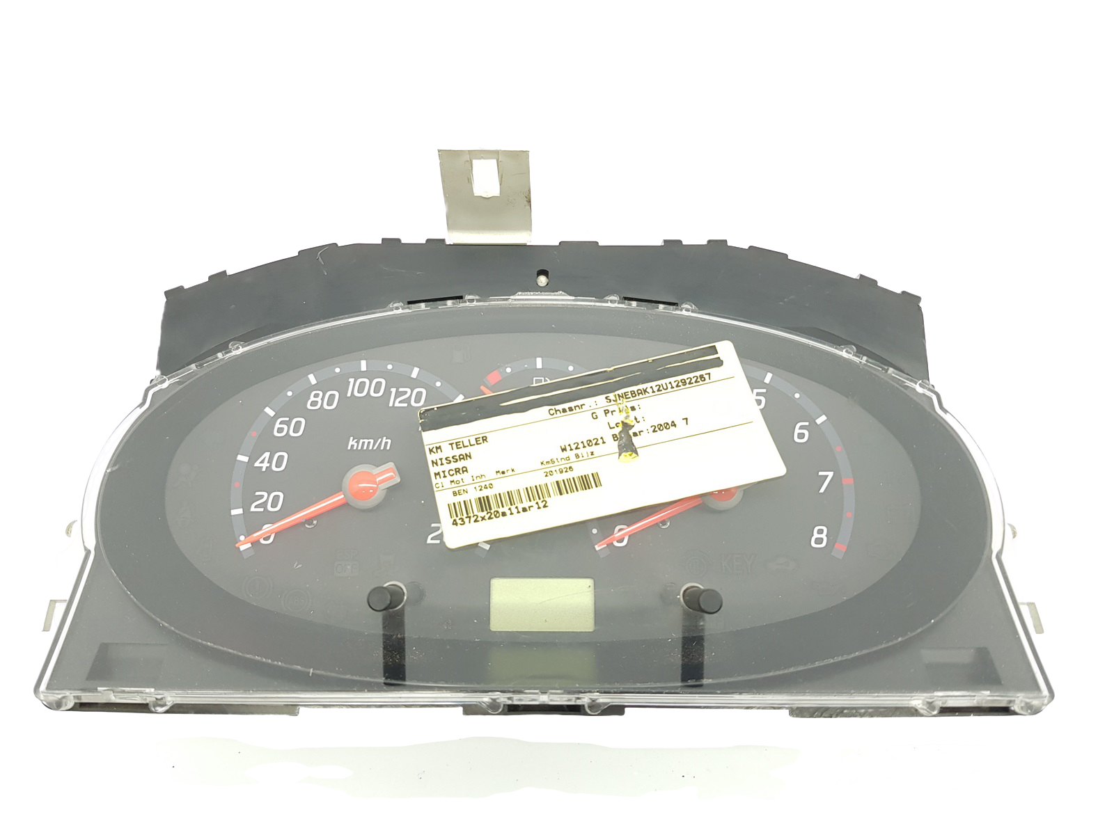 Tahhomeeter Nissan Micra AX860 25668 main product photo