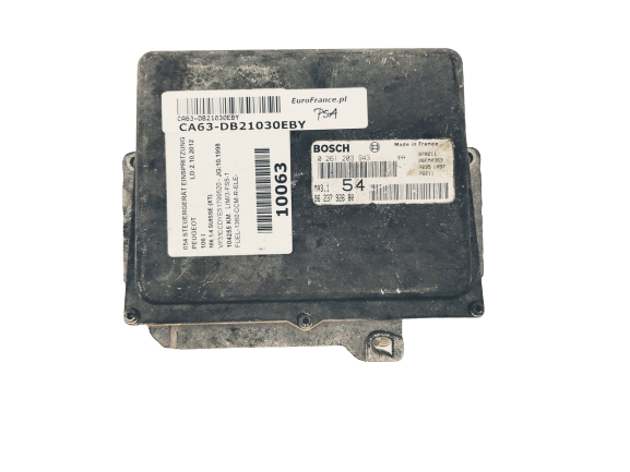 Juhtplokk 0261203943 9623792680 26FM0363 MA3.1 PSA Bosch 21030 main product photo