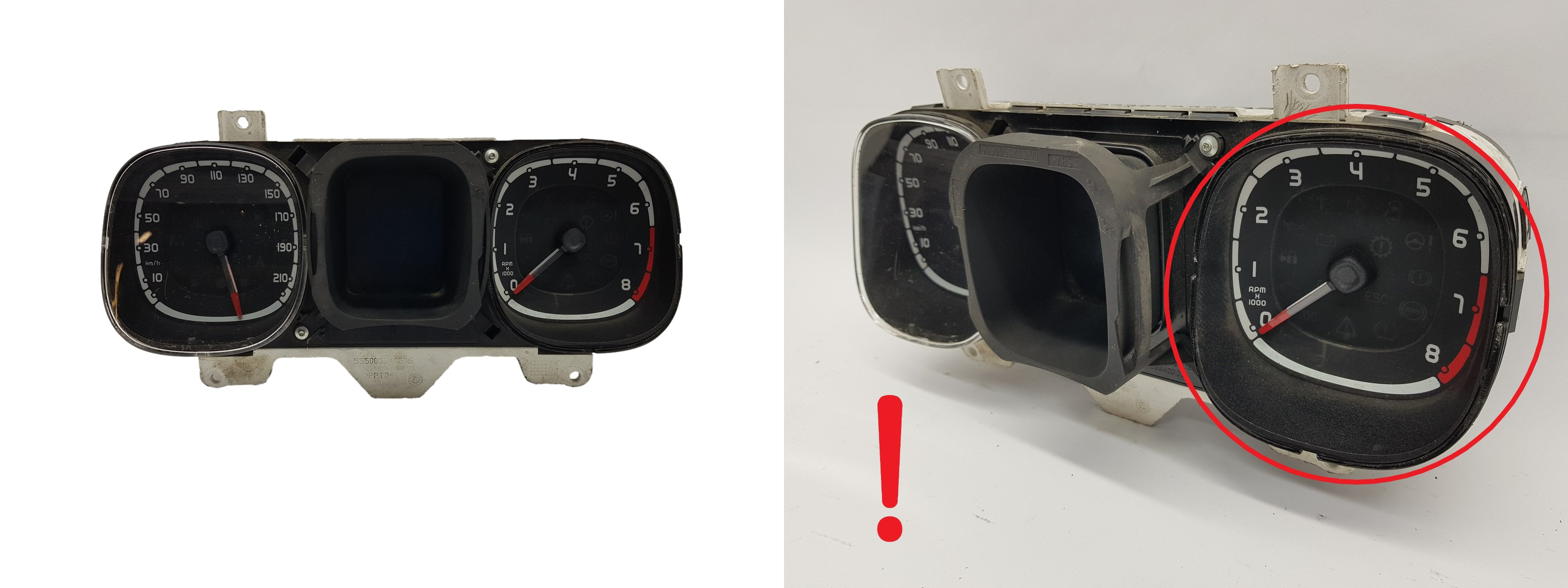 Spidomeeter Fiat Panda 0887766550 1836 main product photo