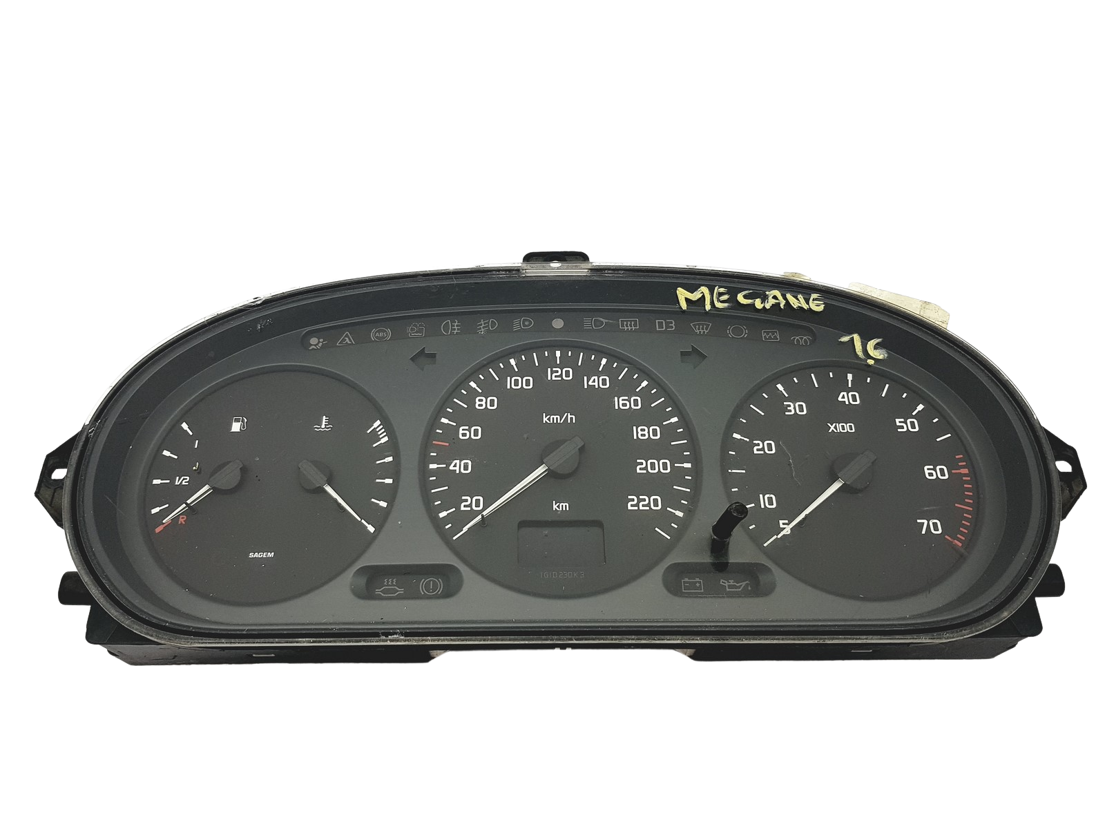 Tahhomeeter Megane Scenic 21578161-2 21612792-4 54367 main product photo