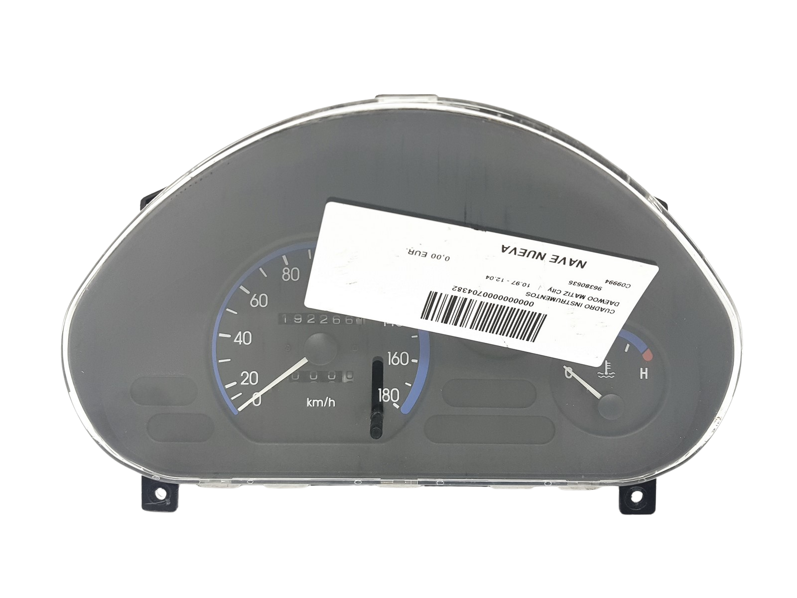 Tahhomeeter Daewoo Matiz 96380535 57425 main product photo