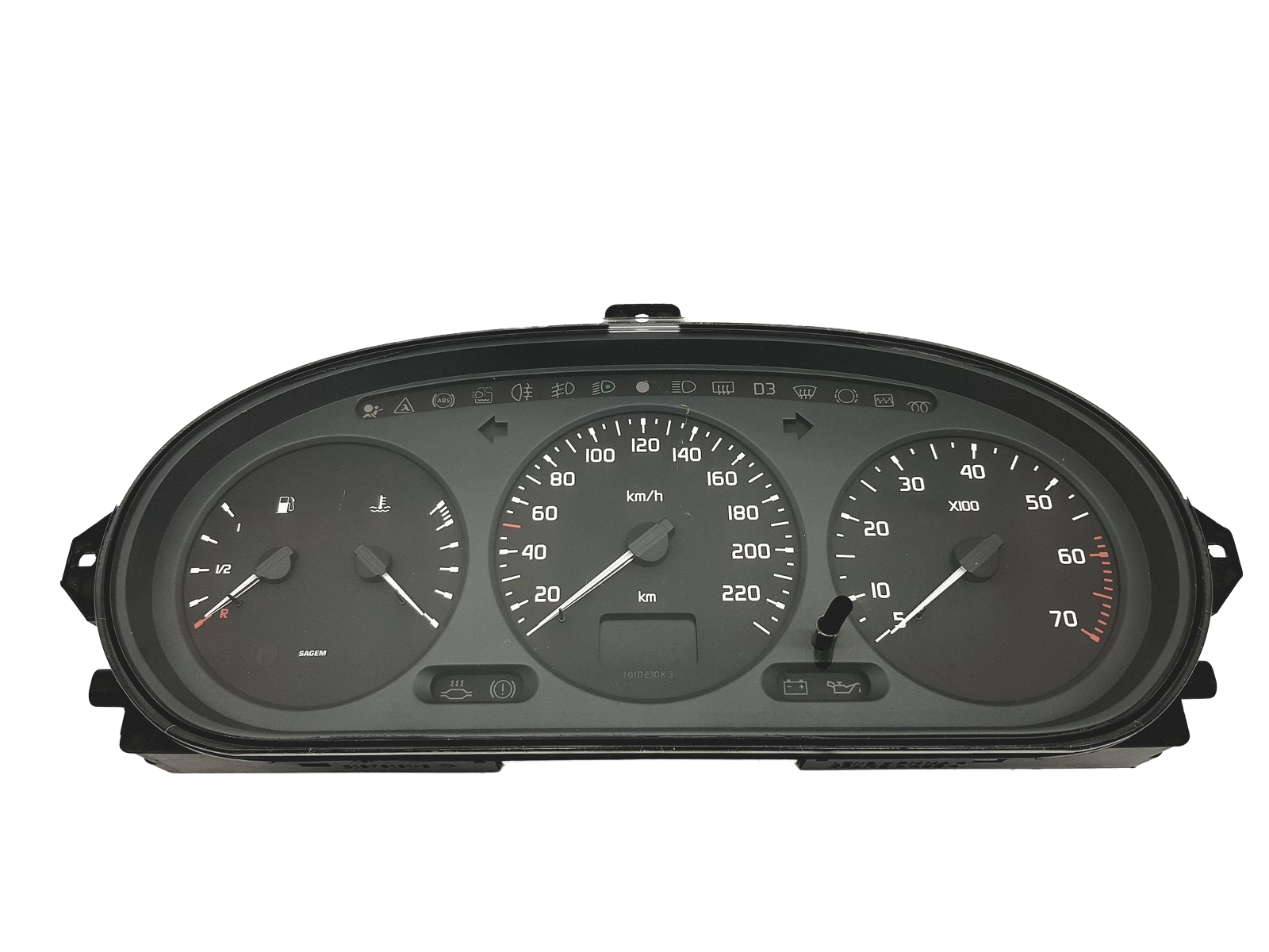 Tahhomeeter Megane Scenic 21578161-2 21612792-4 52782 main product photo