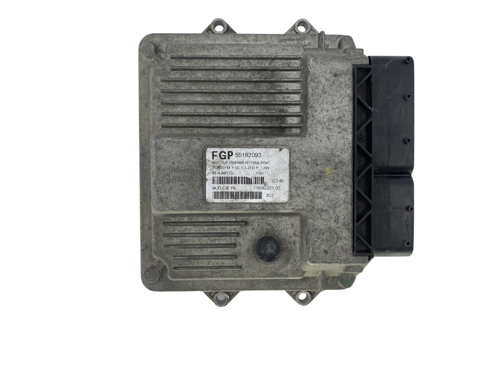 Juhtplokk MJD6JF.P6 55192093 71600.021.03 Fiat Magneti Marelli 53317 main product photo