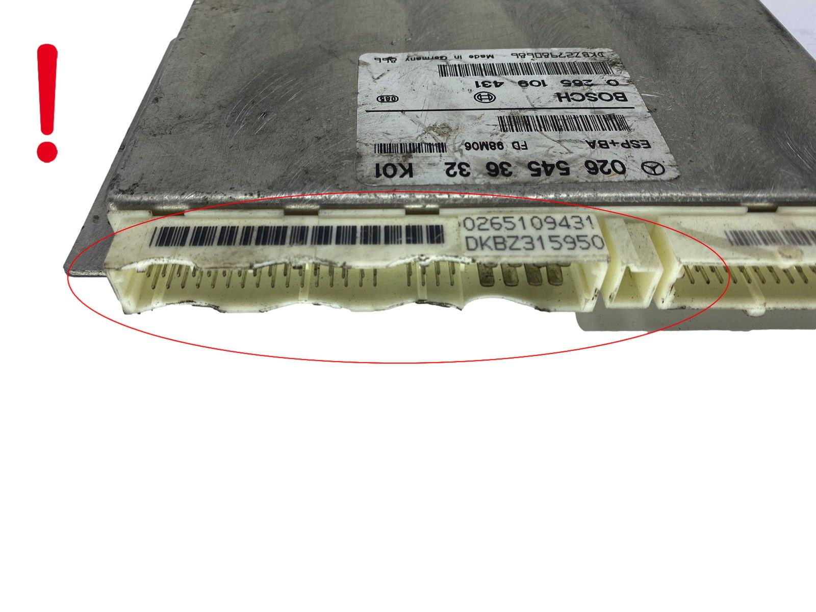 Juhtplokk 0265453632K01 0265109431 Mercedes Bosch 49807 main product photo