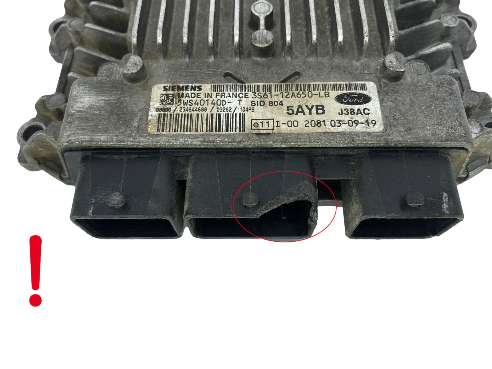Juhtplokk 3S61-12A650-LB 5WS40140D-T SID 804 Ford Siemens 48784 main product photo