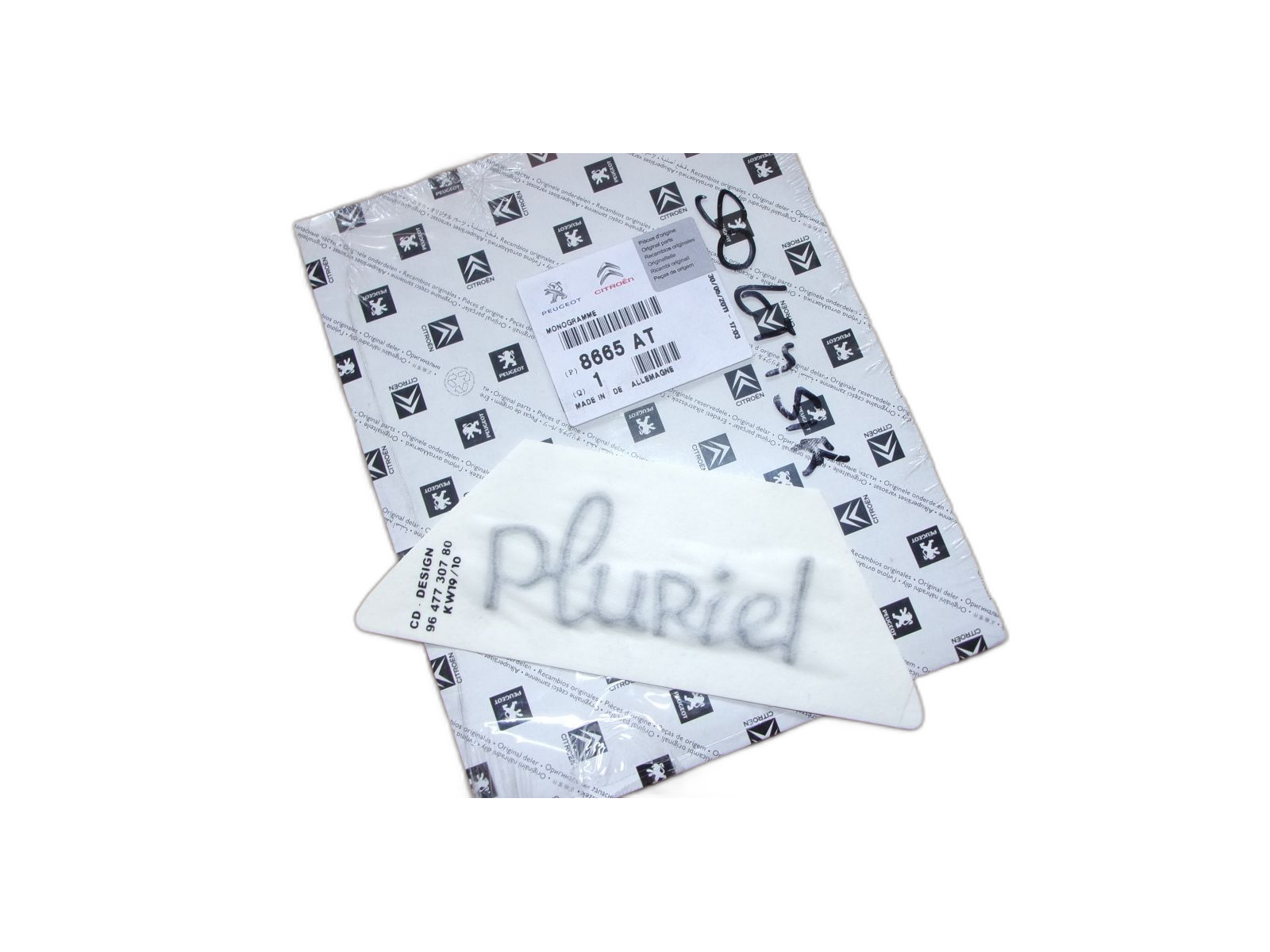 Embleem Uus Originaal 8665.AT 8665AT Citroen C3 Pluriel main product photo